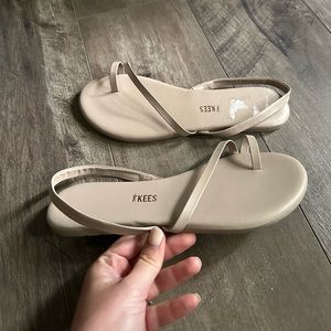 Tkees LC Sandal Taupe Beige 7 38 NWOB